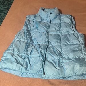 L.L. Bean Light Blue Puffer Vest